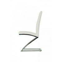 Angora-moderna bijela stolica za blagovanje