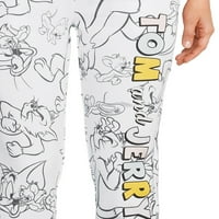 Tom i Jerry ženske grafičke jogger hlače