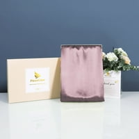 Jedinstvene ponude svilena jastučnica s patentnim zatvaračem u lila ružičastoj boji 20 26