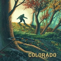 keramička šalica za fl oz, Colorado lutalica, Bigfoot u šumi, sigurna u perilici posuđa i mikrovalnoj pećnici