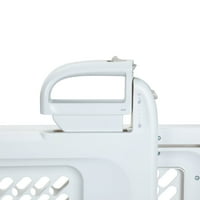 Sigurnost 1-inčni dvostruki način rada vrata s podizanjem, zaključavanjem i ljuljanjem, bijela