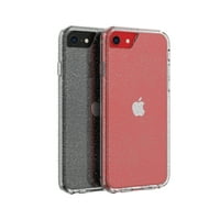 onn. Futrola za telefon za iPhone 6 6S 7 8 SE - Silver Glitter