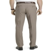 Slim-Fit Melange rastezljiva haljina-hlače s ravnim prednjim dijelom