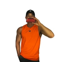Muška sportska odjeća top bez rukava brzosušeći trening u teretani za fitness jednobojni prsluk vrhovi narančasta