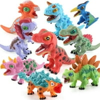 Živjeli.Američki igrački dinosauri Mini perivi pe mekani modeli dinosaura dobre elastičnosti, nije ih lako deformirati, za studente,