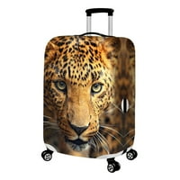 Elastična Zaštitna torbica za putovanja s leopard printom od 3 inča za kofer, AA