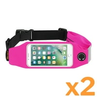 Reiko Wireless Universal Sport Sport Belt za iPhone 6s ili In. Uređaj s dva džepa u P 2-paku