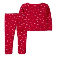 Pidžama Set za bebe i djevojčice za Valentinovo 4 komada veličine 12m-5t