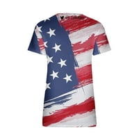 Rasprodaja ženskih majica američke zastave 4. srpnja, domoljubne majice