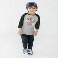 Majica za dječake Unise Dar za djecu Paw Patrol Ostanite u sigurnost Dječje košulja Nickelodeon rođendanski Poklon za Baseball majica