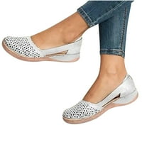 Ženske Ležerne ljetne sandale, ženske ljetne modne Ležerne sandale, Ležerne obične ravne cipele s rupama, veličina 9