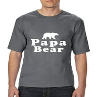 - Velika muška majica-tata medvjed