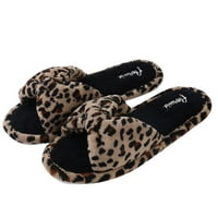 Leopard memorija pjena topla udobna kućna papuča