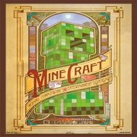 Minecraft-računalni zidni plakat s drvenim magnetskim okvirom, 22.375 34
