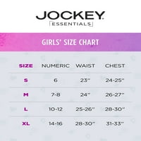 Jockey® Essentials Girls's Seamfree® Bikini - Pack, veličina S -XL