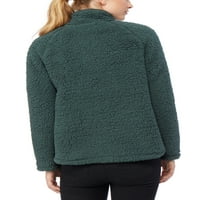 360ir ženska mekana šerpa na pola pulovera