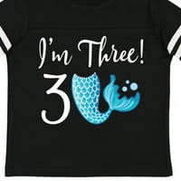 Poklon za zabavu sirena za 3. rođendan, majica za djevojčice