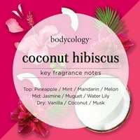 Bodycology Ugodna poklon set za njegu stopala za nogu: Kokos hibiskus, PC