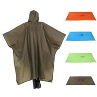 Višenamjenski kišni ogrtač, Vodootporna kišna jakna, pončo, prostirka za piknik, jastuk