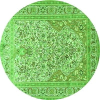 Tradicionalne prostirke za unutarnje prostore, okrugle perzijske zelene, promjera 8 inča