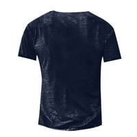 Muška proljetno-ljetna bluza na kopčanje s kratkim rukavima s grafičkim majicama;