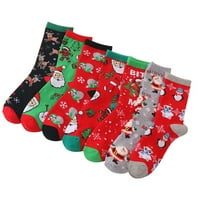Božićne šarene neobične čarape slatke božićne čarape za muškarce žene mlade parove 19