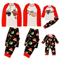 Obiteljska Božićna pidžama, identični Setovi za bebe, odrasle i djecu, svečani božićni set pidžama za opuštanje