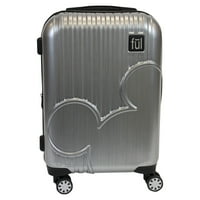 Miki Maus cast značka iz AUD-a, 21 inča, kofer na kotačima s čvrstom površinom, srebrna