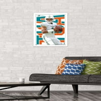 Miami Dolphins - TUA TAGOVAILOA ZIDSKI POSTER, 14.725 22.375