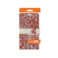LG folio telefonska futrola LG V Dijamantni pečat novčanika u crvenoj boji