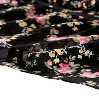 Jedinstvene ponude Elegantne cvjetne ljetne odjeće za žensku veličinu, Flare Midi haljina