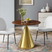 Blagovaonski stol od zlatnog oraha od 36