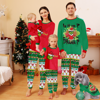 Božićne pidžame za cijelu obitelj,iste obiteljske pidžame, božićne dječje pidžame
