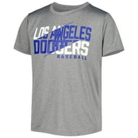 Majica mladih Los Angeles Dodgers Heather siva