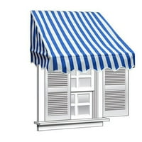 6' 2 ' tenda za prozore, plavo-bijela prugasta tenda za vrata