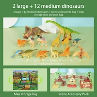 Igračka simulatora dinosaura igračka Modela dinosaura s prostirkom za igru dinosaura Poklon Set za djecu u dobi od 2 i više godina