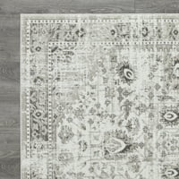 Lumacnoti Rein Allori 3' 5 ' Sivi orijentalni naglašeni tepih za unutarnje prostore