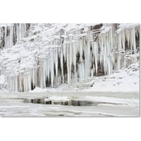 Zaštitni znak likovna umjetnost Mill Hollow Ice Canvas Art by Jason Shaffer