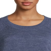 Ženski pulover od raglana s rukavima s kuglicama