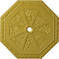 1 8 1 41 8 1 opružni osmerokutni stropni medaljon ručno oslikan zasićenim zlatom