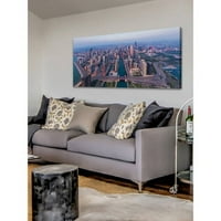 Ispis slike Marmont Hill pogled na Chicago na omotanom platnu